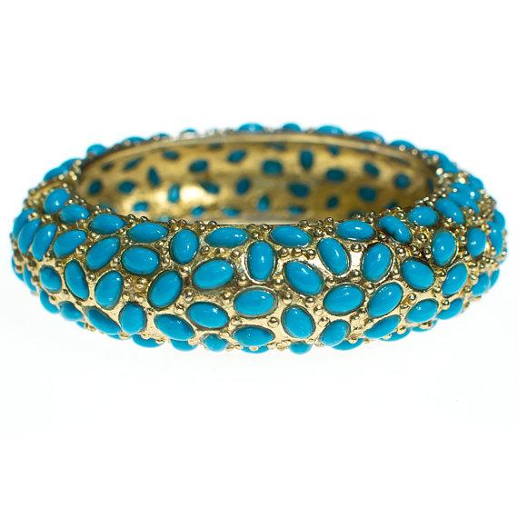 1960's turquoise bangle